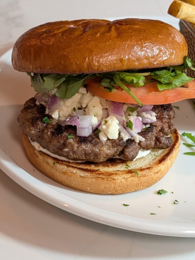 The Downtown Burger at Rodney's at 436 Main