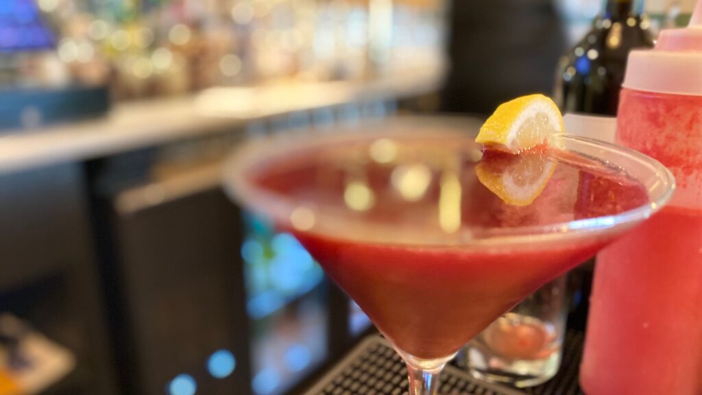 Strawberry Daiquiri at Rodneys at 436 Main