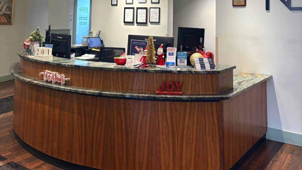 The Front Desk during Christmas 2025