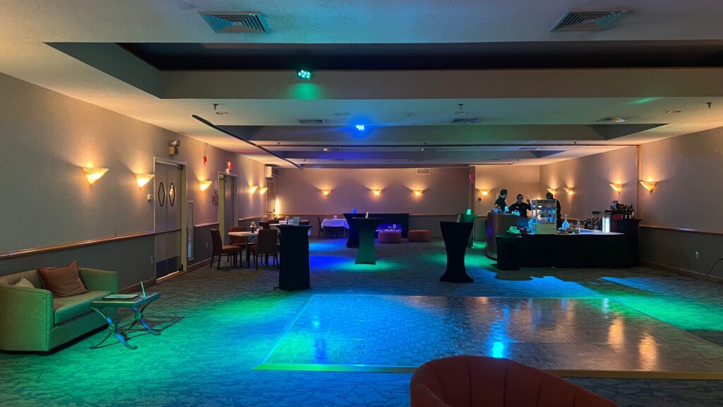 The Grand Ballroom Decorated