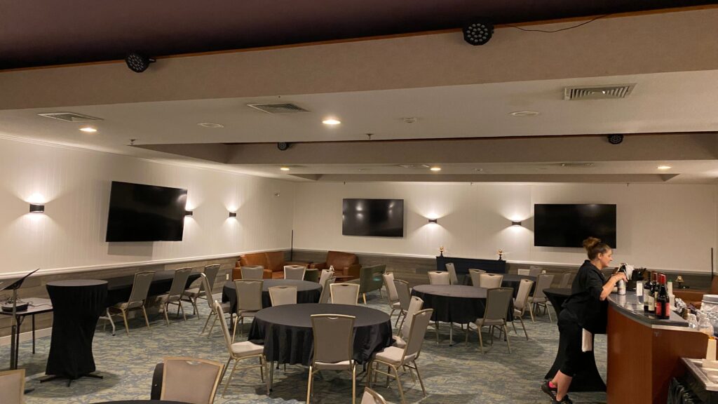 The Lounge setup for 180 guests