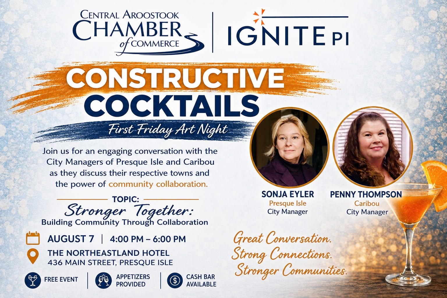 Constructive Cocktails with Sonja Eyler and Penny Penny Thompson