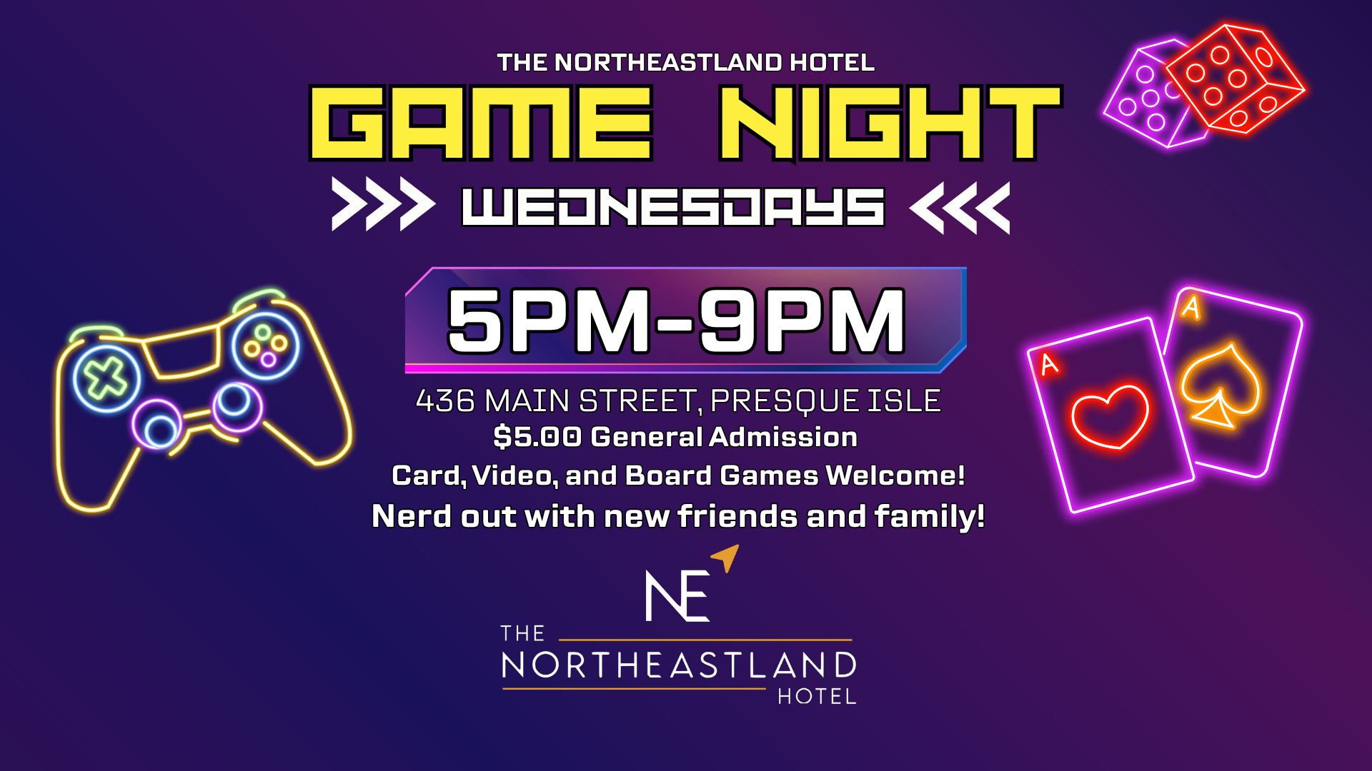 Game Nights at the Northeastland Hotel